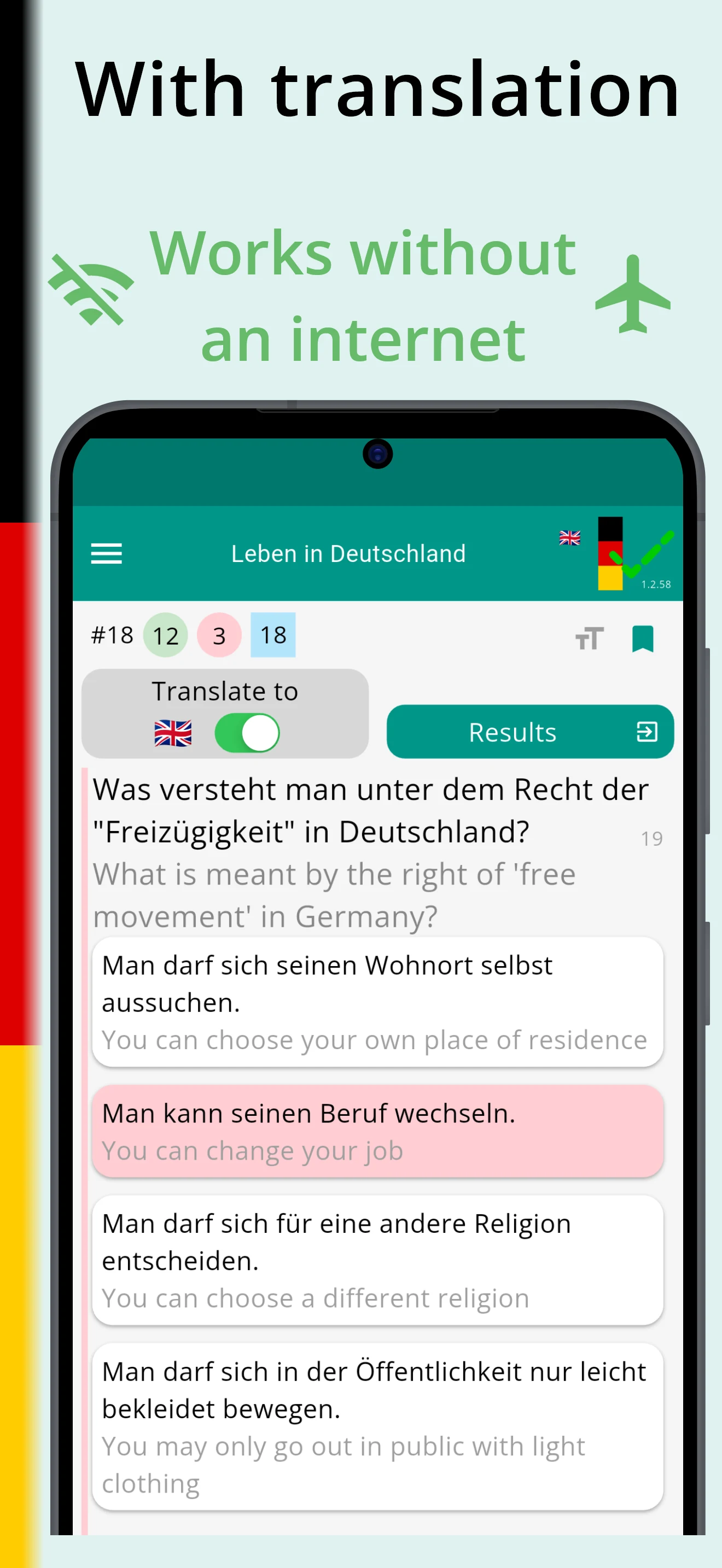 Leben in Deutschland Test 2026 screenshot