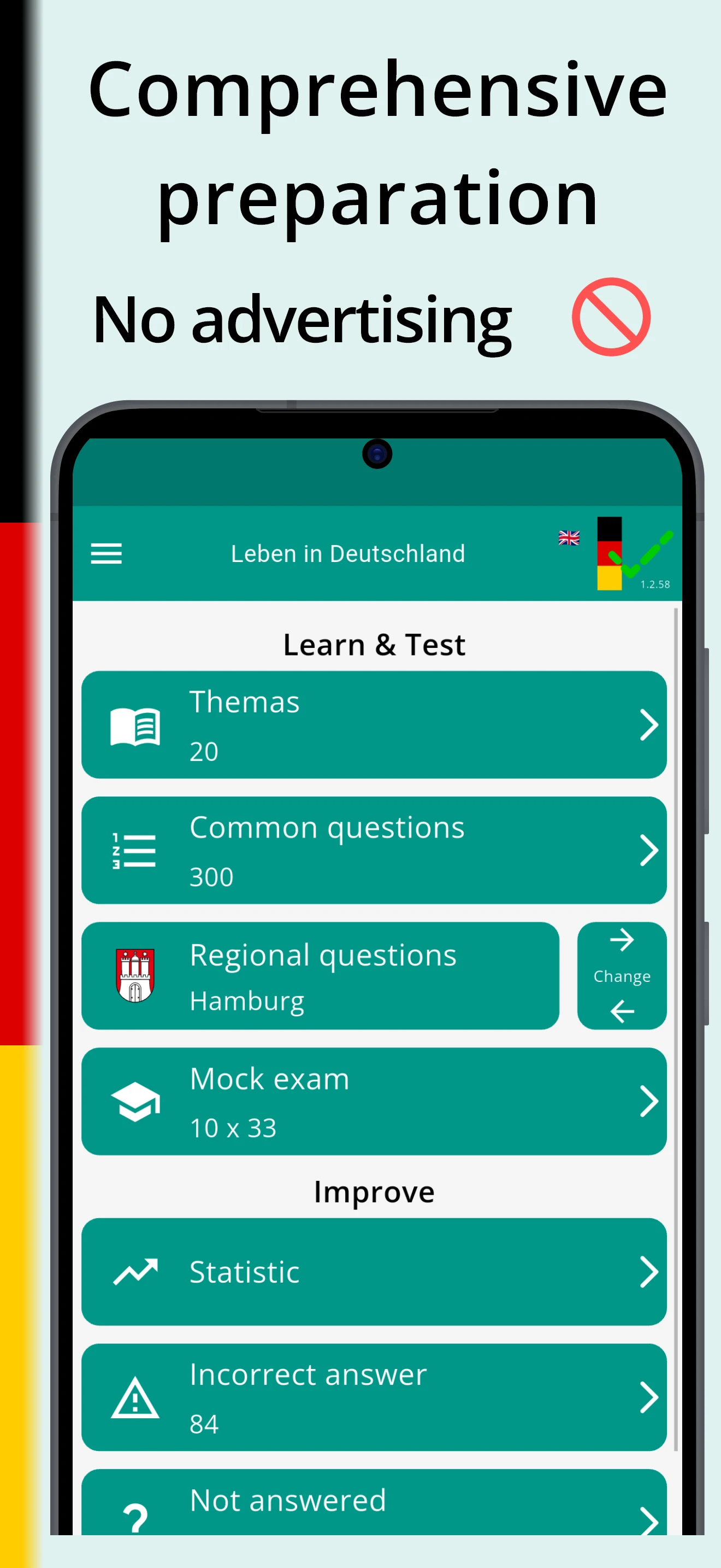 Leben in Deutschland Test 2026 screenshot