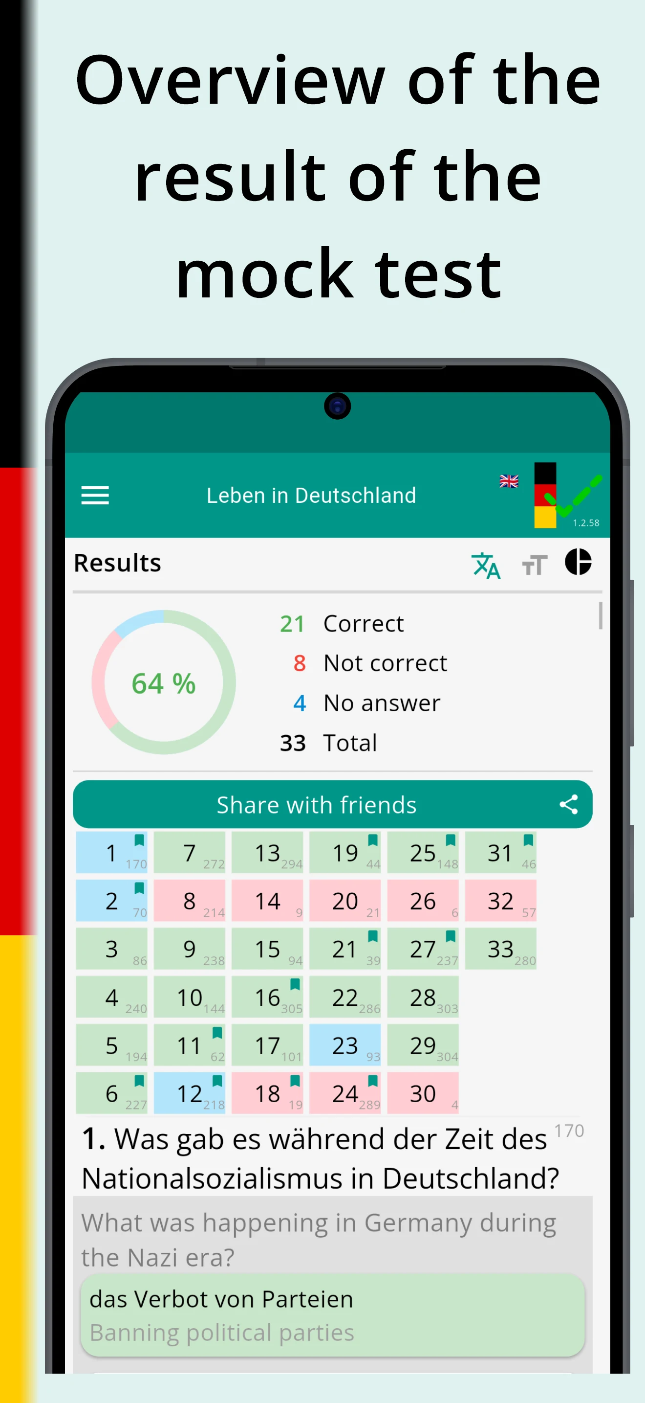 Leben in Deutschland Test 2026 screenshot